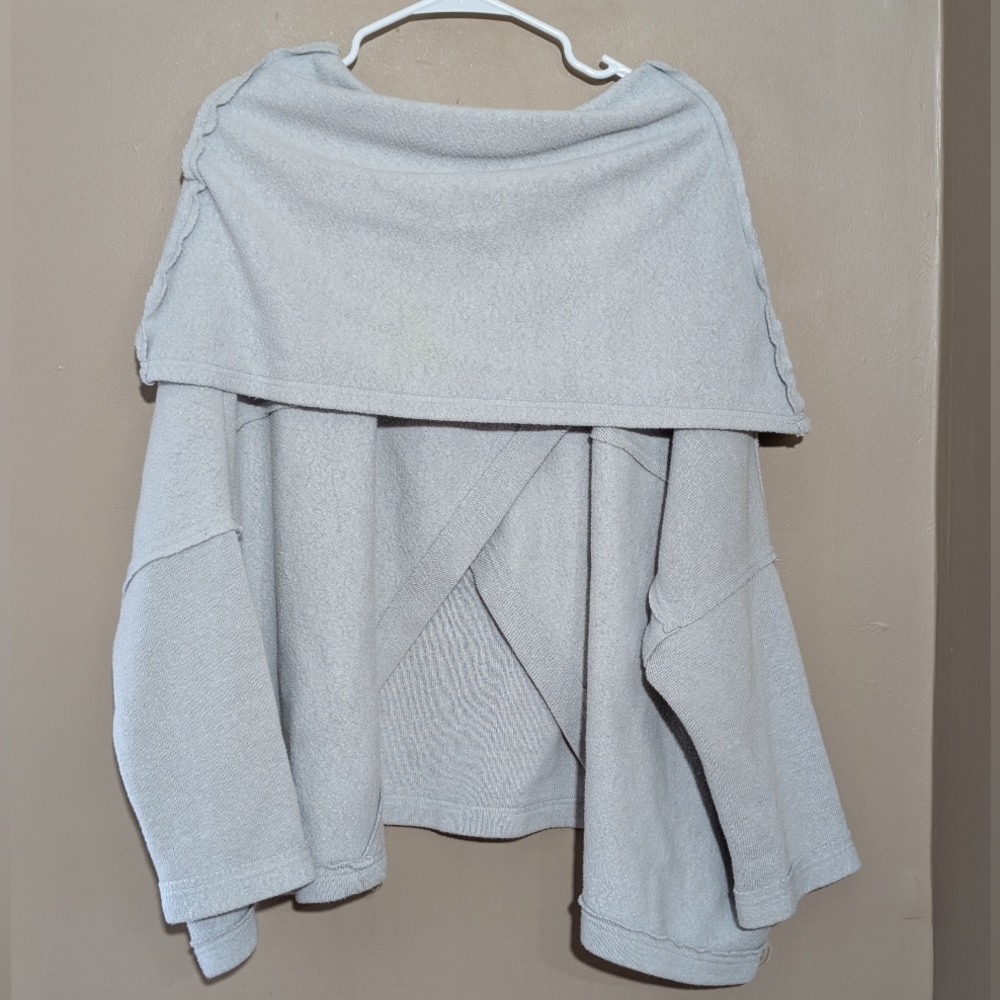 Free People Huntington Oversized Pullover Fleece Size L - Picture 5 of 5